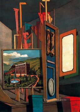 ジョルジョ・デ・キリコ Painting - 広大な形而上学的な内部 ジョルジョ・デ・キリコ 形而上学的シュルレアリスム